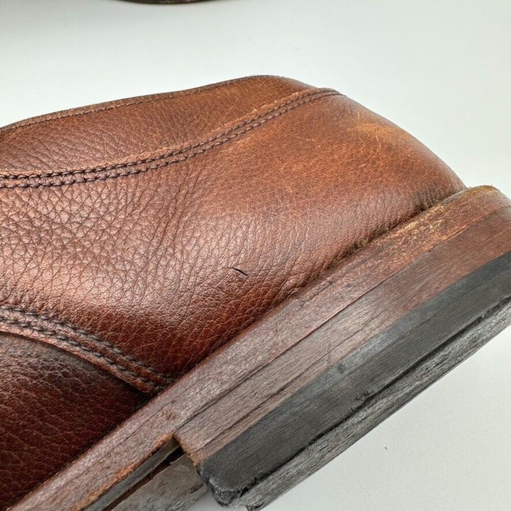 Allen Edmonds "Jackson"‎ Walnut Brown Leather Moc Toe Oxford Men's Size 8.5 - Picture 14 of 14